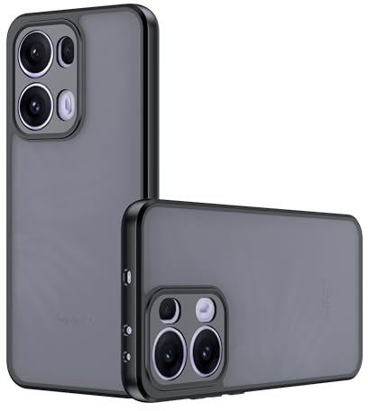 Lemxiee Case für Oppo Reno 13 Pro 5G Handyhülle,Anti-Fingerabdruck/Absturzsicherung/rutschfest Flexibles Silikon + Mattiertes Acryl-Schutzhülle Cover für Oppo Reno 13 Pro 5G hülle