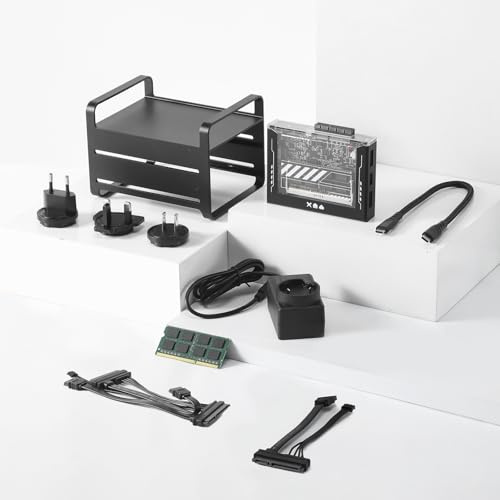 ZimaBlade 7700 Kit NAS de Poche x86 DeskBuild, Serveur Personnel 4 cœurs avec Applications en Un clic, Personnalisation Possible, PCIe x4, Ethernet Gigabit, Serveur multimédia 4K, Stockage en réseau