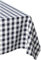 DII Buffalo Check Collection Klassische Tischdecke mit Bauernhaus-Motiv, Baumwolle, Marineblau und Weiß kariert, 84 x 60 (Rectangular)
