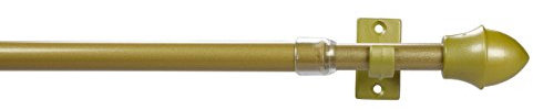 Liedeco Cafehausstange, Scheibenstange | El Paradiso gold-matt| ausziehbar 55-85 cm