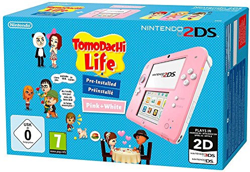 Nintendo 2DS Rose/Blanc + Tomodachi Life Préinstallé