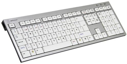 LogicKeyboard SKB-AJPU-DE Tastatur Silber/Weiss