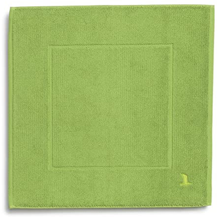 möve Superwuschel Badteppich 60 x 60 cm aus 100% Baumwolle, peridot