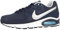 Nike Herren Air Max Command Laufschuhe, Blau (Obsidian/Metallic Silver/Bluecap/White 401), 41 EU