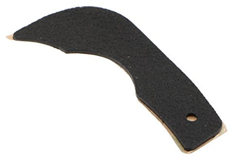 Sharplace Thumb Rubber Grip Rear Back Cover fixed For D90 Camera w/Tape, Black