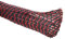 Alex Tech 13mm-7.7m Gaine Câble Auto-Fermeture Manchon de Câble Cache Câble Range Câble Gestion des Câbles pour Ordinateur, Automobile - Noir Rouge