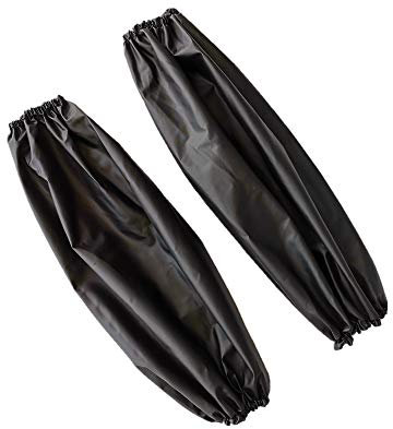 Waterproof Arm Sleeves Covers, PVC Arm Protector, Oilproof Oversleeves Protection, Forearm Protector for Cleaning Fish, Car Washing, Painting, Dish Washing, Cooking, Butcher and Dog Grooming, Black,