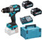 Makita DF001GD201 Akku-Bohrschrauber 40V max. / 2,5 Ah, 2 Akkus + Ladegerät im MAKPAC