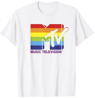 MTV Rainbow Pride Logo T-Shirt