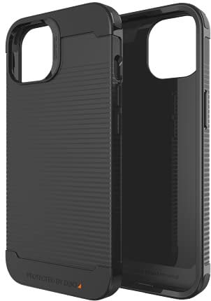 ZAGG Gear 4 Havana D30 Protective Case for iPhone 13, Slim, Shockproof, Wireless Charging, (Black)