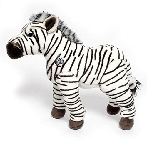 Zebra Kuscheltier stehend 33 cm Plüschtier Stofftier * ZEBBY