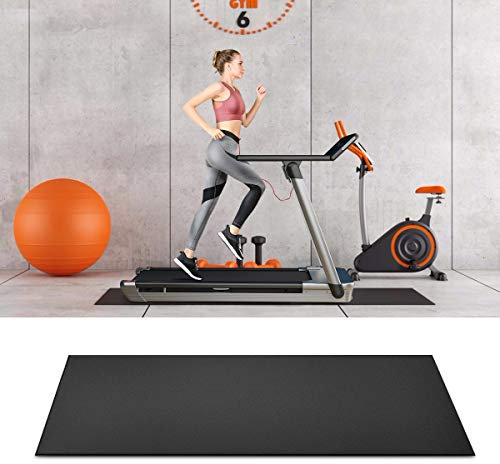 COSTWAY Thicken Treadmill Mat, 200 x 90cm Waterproof PVC Floor Protection Mats for Exercise Bike, Weight Bench, Rowing Machine, Cross Trainer and Other Home Gym Equipment