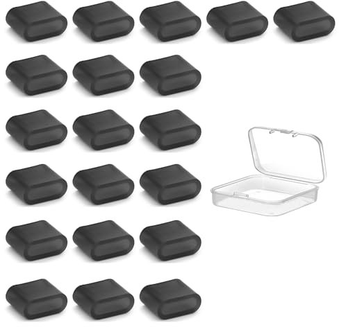 20 Stück USB Anti Dust Cover Plugs, USB Type-C Dust Stopper, Silicone Soft USB Type-C Cap Port Protector, Anti Dust Cover Protector Plugs Cap for USB Type C Male Port