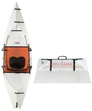 Oru Kayak Faltbares Kajak Lake+ | Stabil, langlebig, leicht - Freizeitpaddeln auf Seen und Flüssen - Anfänger bis Fortgeschrittene - Größe (aufgebaut): 274 x 81 cm, 8,2 kg