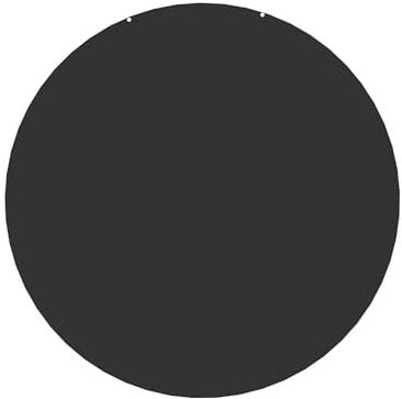 LE MARQUIER - Plaque De Sol Ronde Noire D74 cm