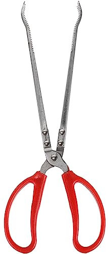 OKUMEYR Cattura Strumento Di Pesca Mare Pinze Per Forbici Pinze Da Cucina Cattura Mare Stufa A Legna Strumento Di Forno Clip Di Carbone Di Legno Pinza Per Pesce Granchio Acciaio Inox