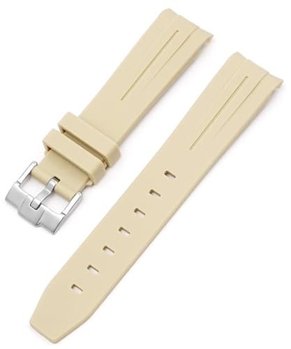 BBZ Bracelet en caoutchouc souple Nouveau bracelet de montre en silicone compatible avec Omega X Swatch Moon Watches Men Women 20mm Curved End Rubber Wrist Band