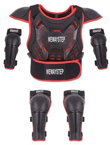 Tuta da motociclista per bambini (rosso)