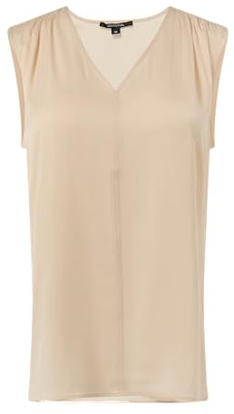 comma Satin Blusen Top