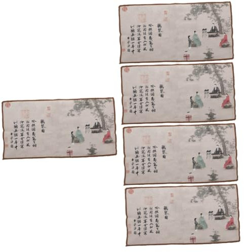 MAGICLULU 5 Stück Wasserabsorbierendes Geschirrtuch Teeserviette Handtuch Besticktes Geschirrtuch Für Die Küche Unverzichtbar Weich Und Bequem