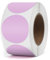 YIKIADA Violett Punkte Thermo-Etikett Vinyl 38 mm Selbstklebend Rolle Adressaufkleber Wasserdicht Drucker Aufkleber für Logo Barcode QR Code Inventar 500 Stück