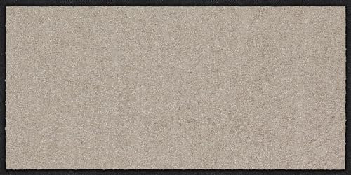 Salonloewe Fußmatte 030x060 cm Sand Fußabtreter, innen, außen, Schmutzfangmatte, Sauberlauf-Teppich