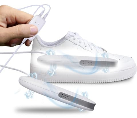 NK Secador de Botas y Calzado Eléctrico - Eliminador de Olores y Humedad Zapatillas, Botas de Fútbol, Esquí, Guantes Boxeo, Apagado Automático Temporizador 3 Tiempos, Calefacción 360º, Tecnología PTC