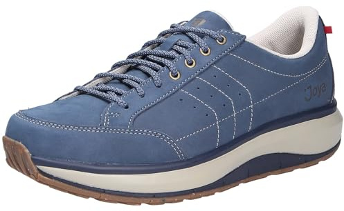 JOYA Moscow Zip Blue, Nubukleder, Schnürung und Reißv., Wave-Sohle, Kategorie Emotion JY526A Gr. 42 1/3