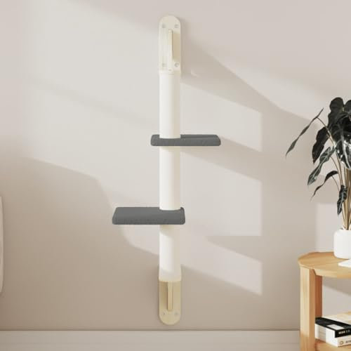 Genérico Árbol rascador para Gatos de Pared Gris Oscuro 108 cm Producto para Mascotas y Animales,Productos para Mascotas,Productos para Gatos,Mobiliario para Gatos Gris 2,2kg