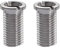 EIHI 2 Piezas Tornillo Hueco Para Válvula De Desagüe Tornillo De Enchufe De Colador De Cesta De Eregadero De Cocina De Acero Inoxidable Tornillo Hueco 25 Mm Universalmente Para Drenajes