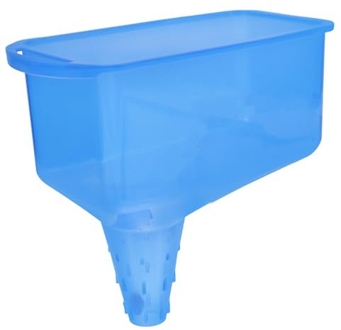 TINEASUR Entonnoir à Huile Plastique Rectangulaire Pour Véhicules Large Ouverture Anti-fuite Ergonomique Pour Moteur Et Carburant