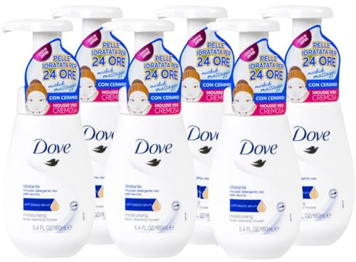 Dove Gesichtsreinigungsmousse 160 ml (6, feuchtigkeitsspendendes Gesichtsschaum)