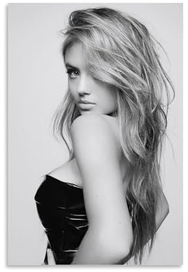 CChongjin Poster, Motiv: Schauspieler Leni Olumi Klum, dekoratives Gemälde, Leinwand, Schlafzimmer, Kunst, Wohnzimmerdekoration, modernes ästhetisches Poster, 60 x 90 cm, ungerahmter Stil