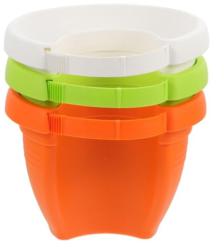FRCOLOR 3 Stück Abfluss-Blumentöpfe Wannen Dachrinnen Fallrohr Blumentopf für Pflanzen Und Blumen