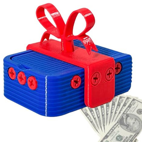 Spizummp Lustige Geschenkbox, lustige Prank-Schraubbox, Puzzle-Box für Geschenk, einzigartige Prank-Geschenk-Box, Überraschungsgeschenk für Schmuck, Spielzeug