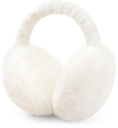 Becellen Cache Oreilles Femme, Chauds Hiver Cache Oreilles Classique Anti Vent Froid Couvre Oreilles Pliables Doux Chauffe Oreilles Réglable Thermique Earmuffs en Peluche Douce pour Femme Homme