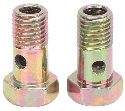 M10 X 1,25 Mm Hohlschrauben-Adapter mit Unterlegscheiben – Metall-Bremsleitungs-Hohlschraube für Sichere Rohrleitungsverbindungen