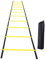 QSTDGVPW Football Agility Head of Foldable Multi -purpose Hurdles with Carrying Bag Speed ​​ladder, 6 Meters 12 Sections