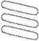10 Chainsaw Chain Replacement for WORX WG309 Electric Pole Saw,Chain Saw Blade 40 Drive Links 0.050 Gauge 3/8 LP Pitch (3 Pack)