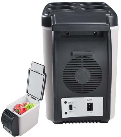 Refrigerador para coche | Congelador de 12V y más cálido | 6l refrigerador de automóviles portátiles refrigeradores eléctricos para vehículos Campingtruck