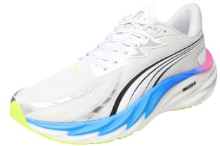 Puma Velocity Nitro 4 Laufschuhe Neutralschuh Herren weiß - puma White-Ultra Blue-Poison pink 44