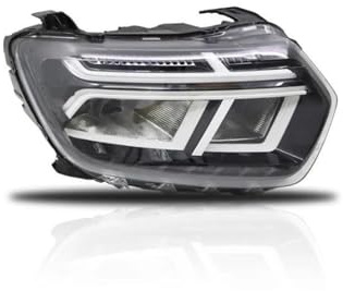 DQRG Lights Headlight Assembly For Dacia For Duster 2021-2023 Waterproof Automobile Spare Parts 260602465R-260106194R Right Or Left Headlight Car Headlight Covers(Left)