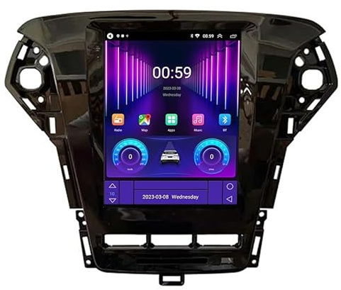 Android 16 Autoradio Radio 9.7 Zoll Multimedia Autoradio Mit Navi Für Ford Mondeo Fusion MK4 2011-2013· Auto Zubehör Einfügen Und Verwenden Autoradio Mit Bluetooth(HM603 4 Core Wifi 2+32GB)