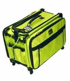 Tutto Lime Green Medium Mascot Machine on Wheels Sewing Carrier Case by
