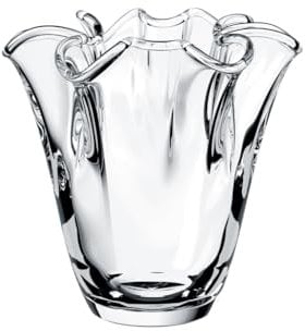 Villeroy und Boch - Signature Blossom Vase No 2, Kristallvase für Blumen, ideal für Tulpen oder einzelne Blüten, als Deko geeignet, standfest, 25 cm