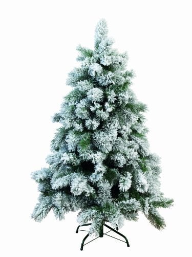 Kaemingk - Albero di Natale Artificiale innevato Everlands Vancouver, 2,10 m, Colore: Verde
