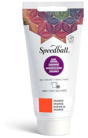 Speedball Art Products Company Tinta de Tela, Naranja, 2.5 oz