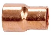 Manicotto in rame ridotto FF 22x16mm per tubo rame a saldare