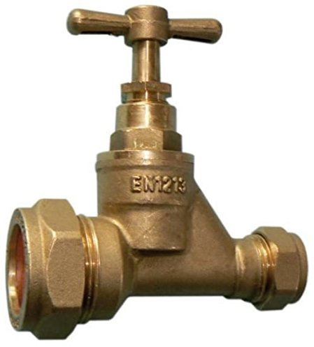 20 mm Mdpe vers 15 mm en cuivre Laiton robinet d'arrêt