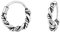 Bungsa Unisex Creolen im Bali Design aus .925 Sterling Silber